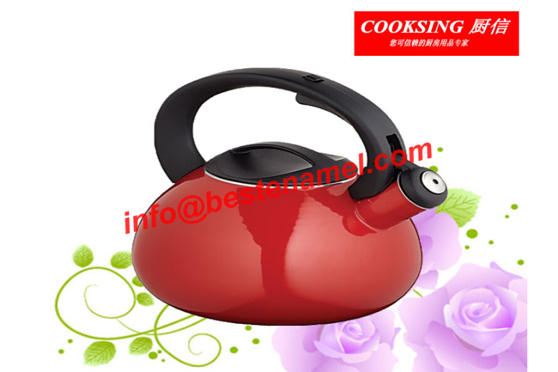 BK-3021DJ Enamel Whistle Kettle｜Whistle Kettle｜Kettle｜Teapot Kettle Set｜Enamel Kettle Set｜Enamel Teapot Set