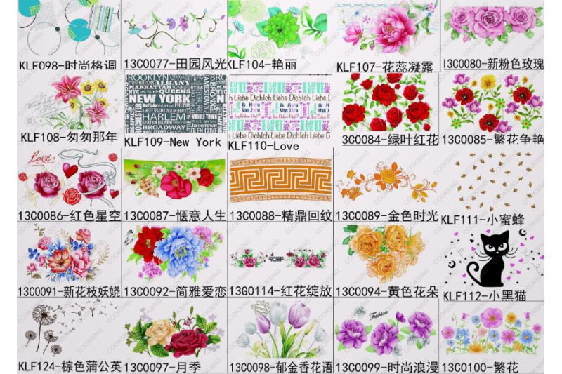 Decals Flower (14)