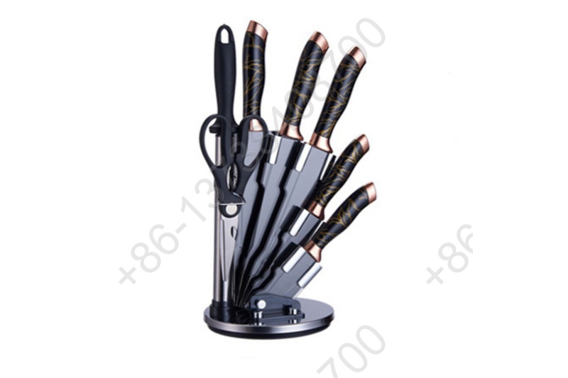 8 Pcs Kitchen Chef Knives And Cleavers Set