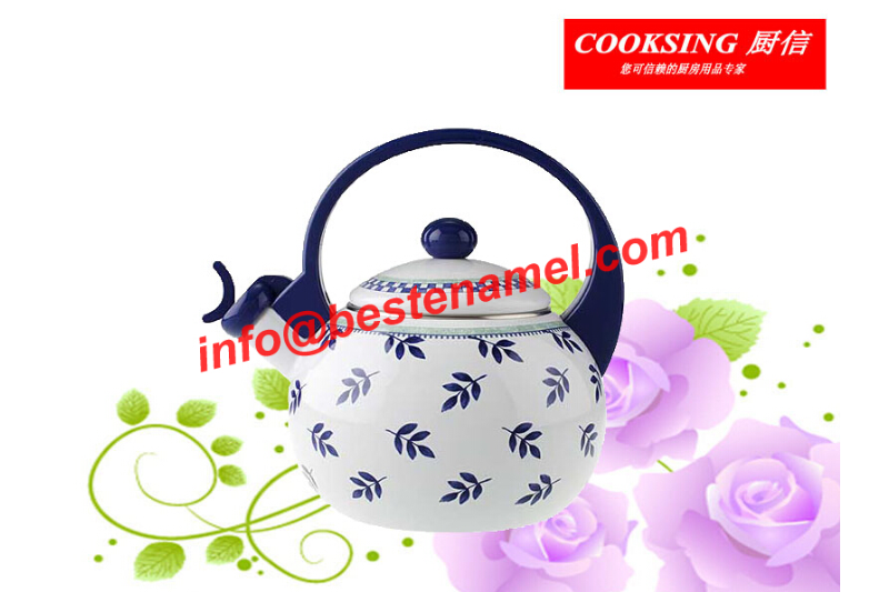 BK-8023 Enamel Whistle Kettle｜Whistle Kettle｜Kettle｜Teapot Kettle Set｜Enamel Kettle Set｜Enamel Teapot Set