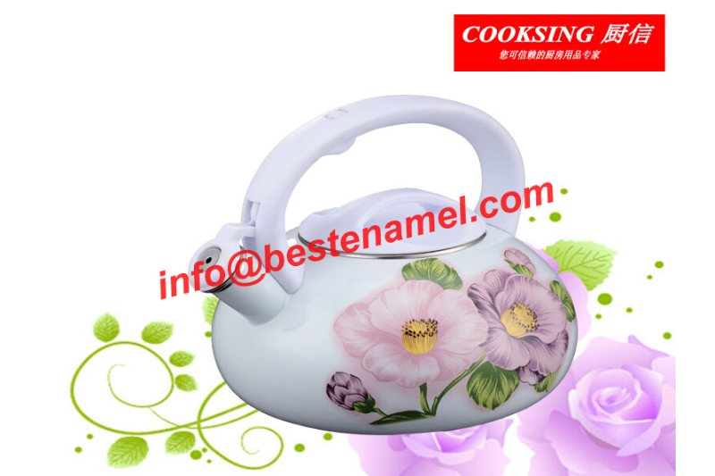 BK-3021J Enamel Whistle Kettle｜Whistle Kettle｜Kettle｜Teapot Kettle Set｜Enamel Kettle Set｜Enamel Teapot Set