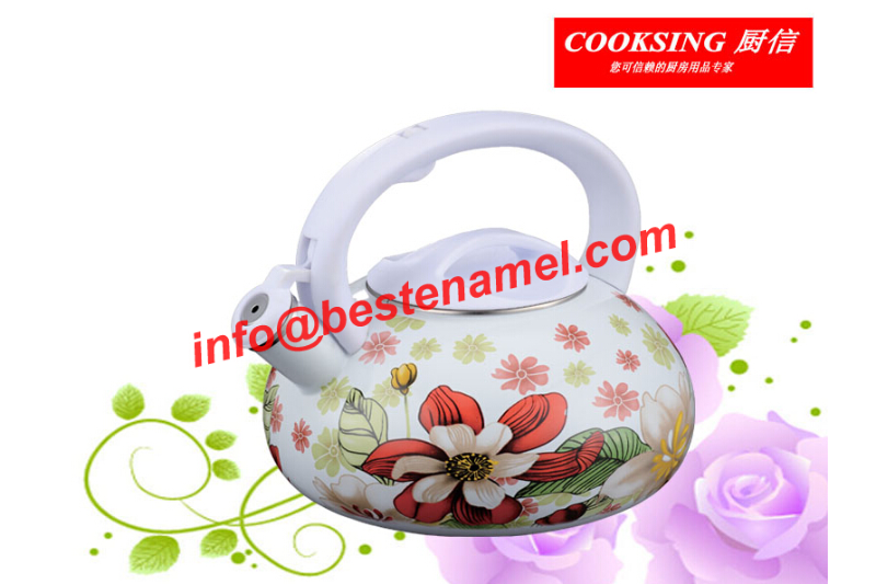 BK-3021J Enamel Whistle Kettle｜Whistle Kettle｜Kettle｜Teapot Kettle Set｜Enamel Kettle Set｜Enamel Teapot Set