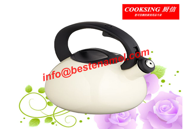 BK-3021DJ Enamel Whistle Kettle｜Whistle Kettle｜Kettle｜Teapot Kettle Set｜Enamel Kettle Set｜Enamel Teapot Set