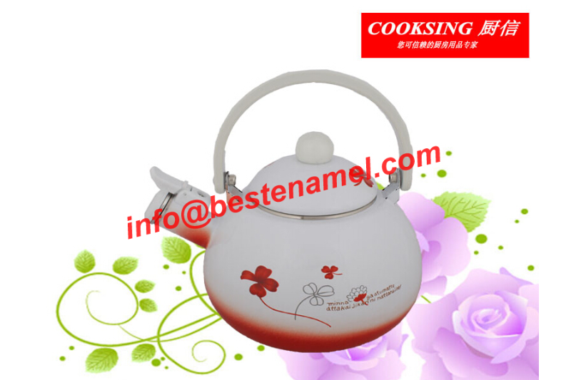 BK-8022 Enamel Whistle Kettle｜Whistle Kettle｜Kettle｜Teapot Kettle Set｜Enamel Kettle Set｜Enamel Teapot Set