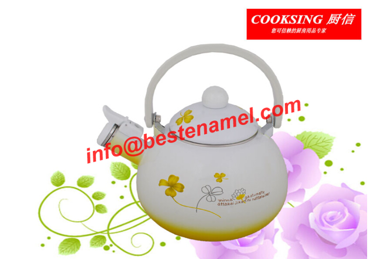 BK-8022 Enamel Whistle Kettle｜Whistle Kettle｜Kettle｜Teapot Kettle Set｜Enamel Kettle Set｜Enamel Teapot Set