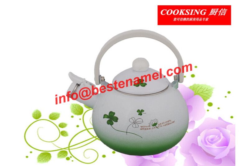 BK-8022 Enamel Whistle Kettle｜Whistle Kettle｜Kettle｜Teapot Kettle Set｜Enamel Kettle Set｜Enamel Teapot Set