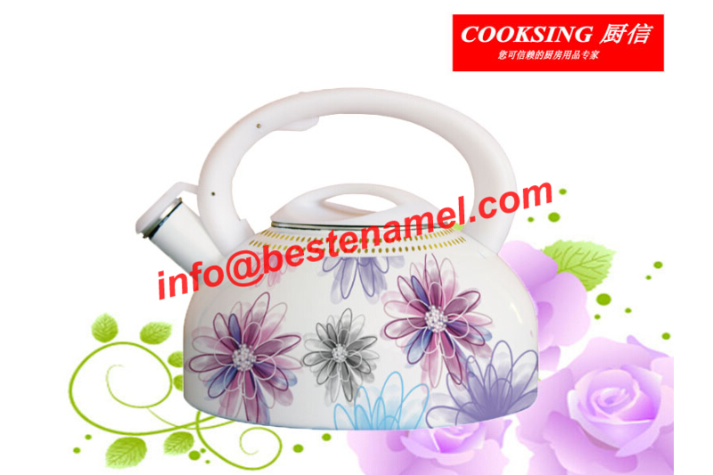 BK-8035 Enamel Whistle Kettle｜Whistle Kettle｜Kettle｜Teapot Kettle Set｜Enamel Kettle Set｜Enamel Teapot Set