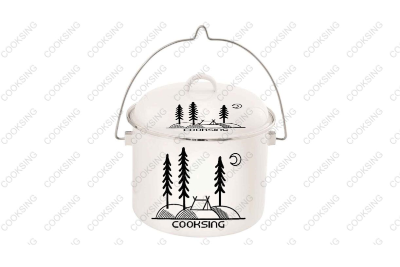 Enamel Camping Stock Pot