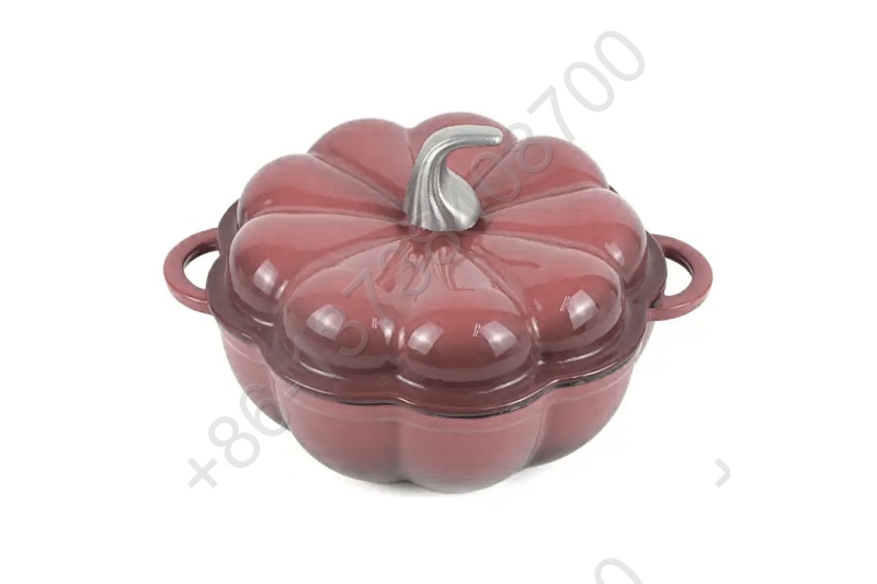 Colorful Enameled Cast Iron Pumpkin Cookware Pot Stock Pot Stew Pot