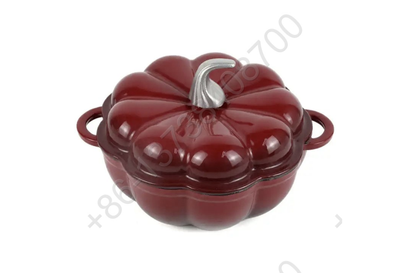 Colorful Enameled Cast Iron Pumpkin Cookware Pot Stock Pot Stew Pot