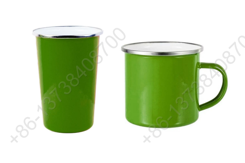 Enamel Mug Enamel Cup Camping Mug +Enamel Tumbler Camping Tumbler With S/S Rim