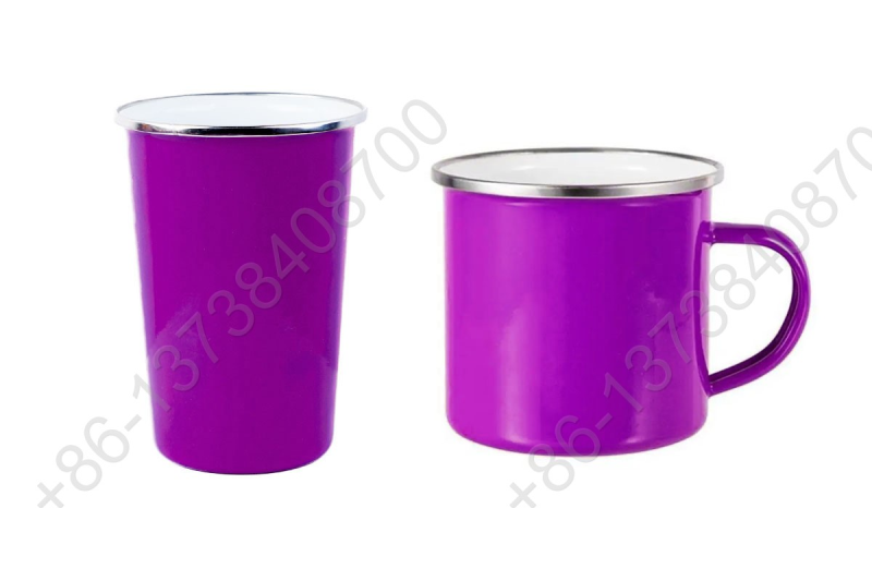 Enamel Mug Enamel Cup Camping Mug +Enamel Tumbler Camping Tumbler With S/S Rim