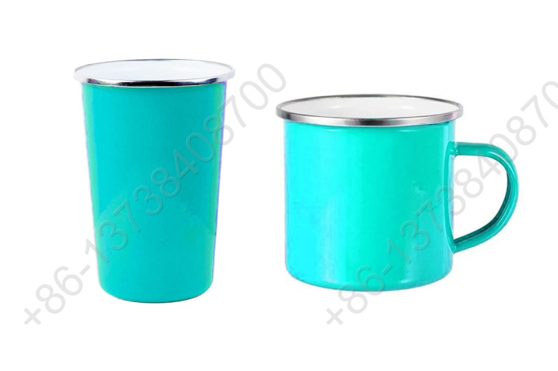 Enamel Mug Enamel Cup Camping Mug +Enamel Tumbler Camping Tumbler With S/S Rim