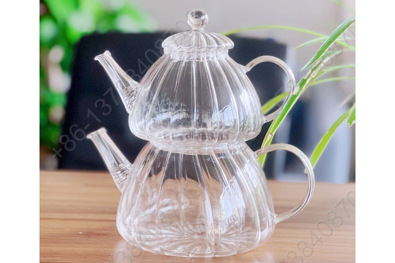 Hot Sale High Borosilicate Heat Resistant Glass Teapot Kettle Set