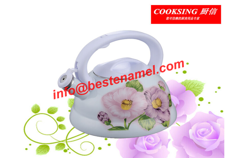 BK-8030 Enamel Whistle Kettle｜Whistle Kettle｜Kettle｜Teapot Kettle Set｜Enamel Kettle Set｜Enamel Teapot Set