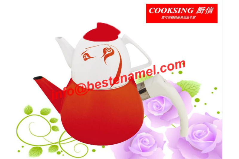 BK-706BD Super New Turkish Colorfull Enamel Kettle Set