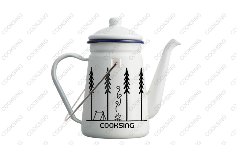 Enamel Camping Teapot Kettle