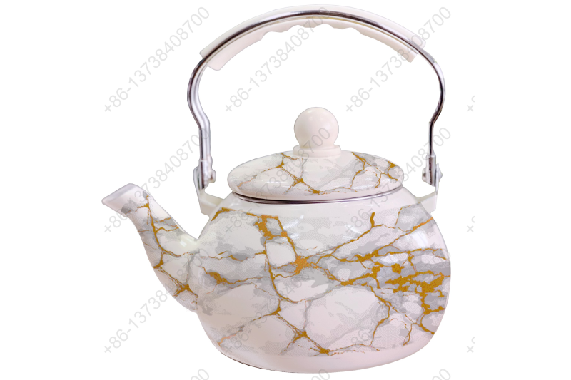 2.5L Enamel Kettle / Enamel Teapot / Enameled Watermelon Kettle With Decals