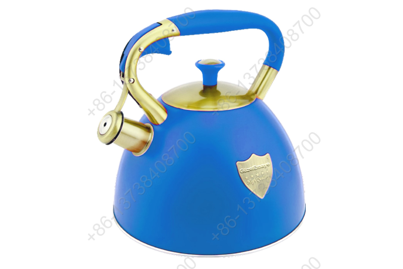 3L Stainless Steel Whistling Tea Kettle,Cool Touch Ergonomic Handle,Unique Button Control