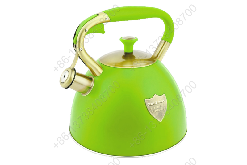 3L Stainless Steel Whistling Tea Kettle,Cool Touch Ergonomic Handle,Unique Button Control