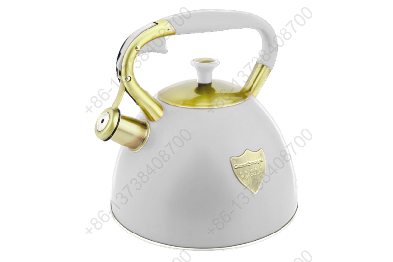 3L Stainless Steel Whistling Tea Kettle,Cool Touch Ergonomic Handle,Unique Button Control