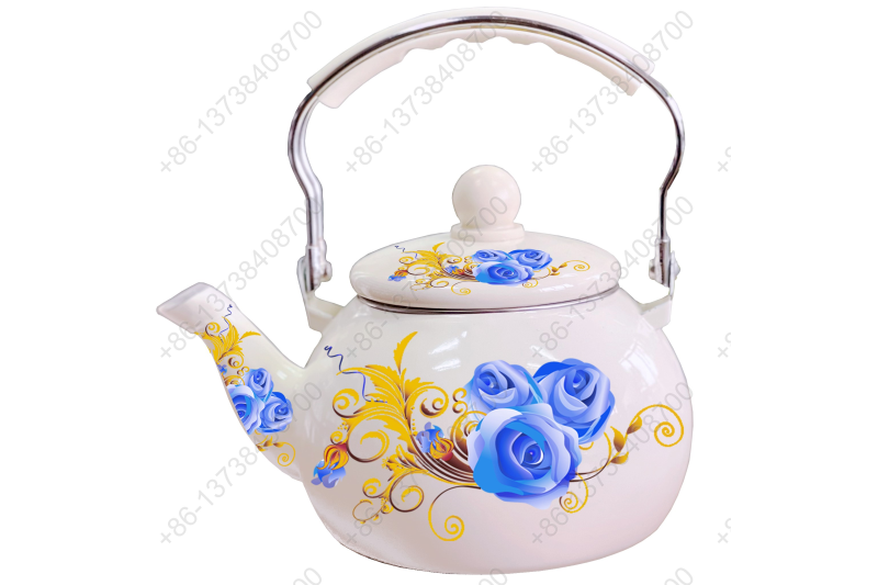 2.5L Enamel Kettle / Enamel Teapot / Enameled Watermelon Kettle With Decals