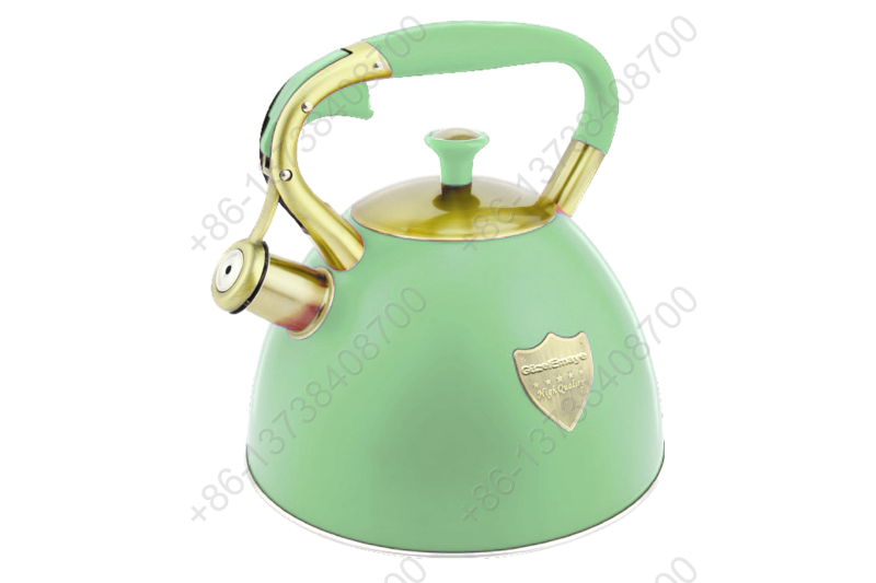 3L Stainless Steel Whistling Tea Kettle,Cool Touch Ergonomic Handle,Unique Button Control