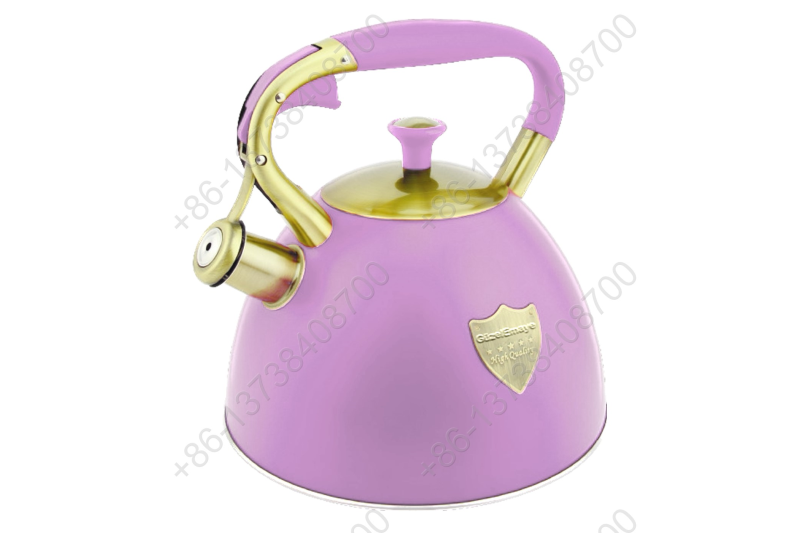 3L Stainless Steel Whistling Tea Kettle,Cool Touch Ergonomic Handle,Unique Button Control